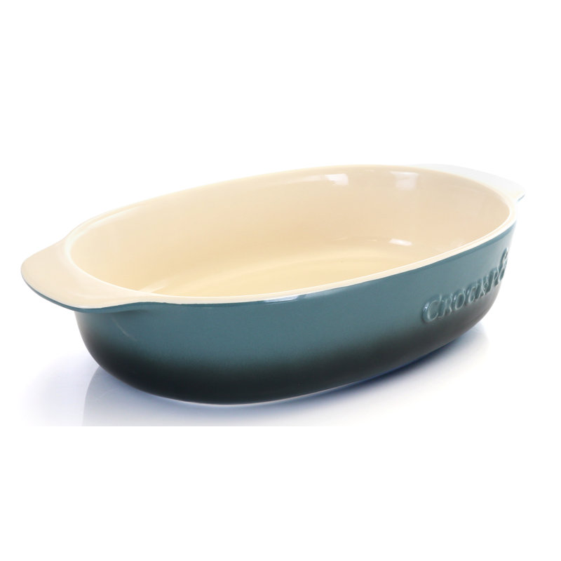 CrockPot 2.5 Qt. Stoneware Oval Bake Pan Wayfair